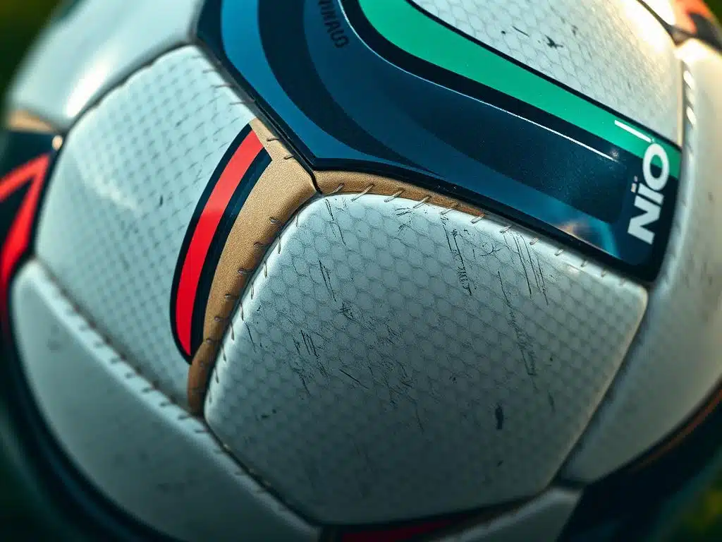 Professional-grade soccer ball materials