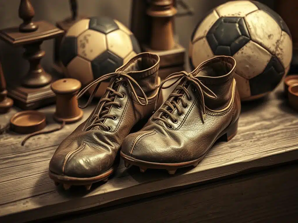 early soccer cleats design