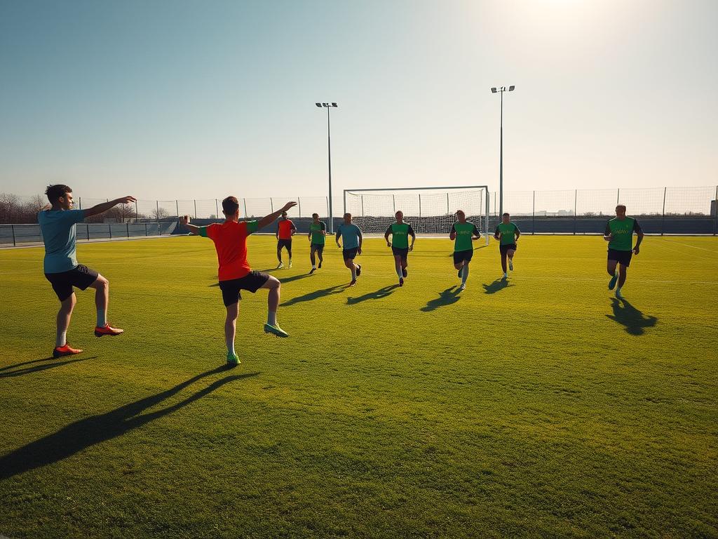 soccer warm up drills