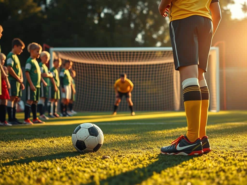 youth soccer penalty kick