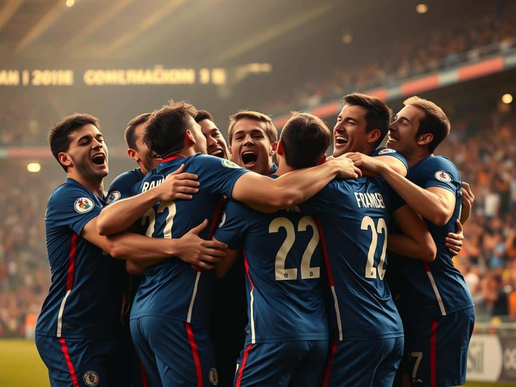 2018 world cup france team celebration