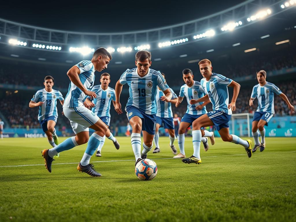 Argentina soccer team attacking tactics