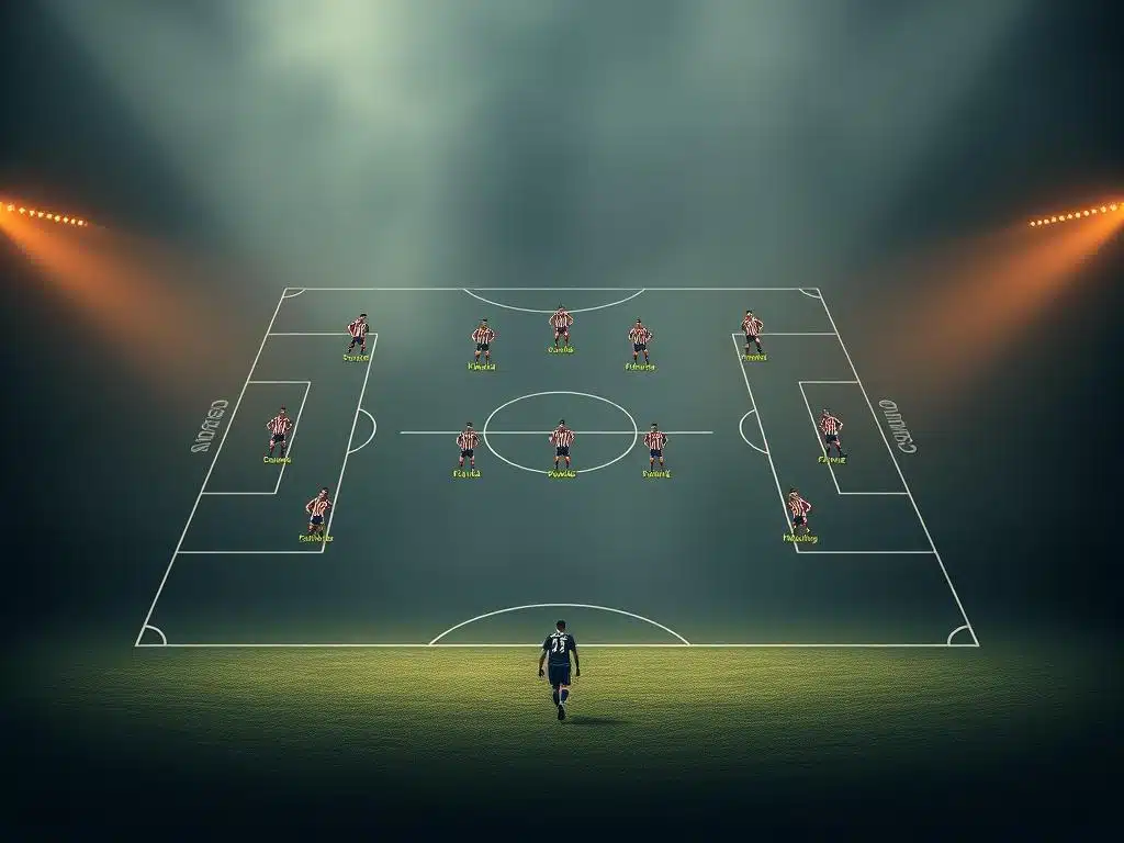 Atletico Madrid 4-4-2 tactical formation Atletico Madrid 4-4-2 tactical formation