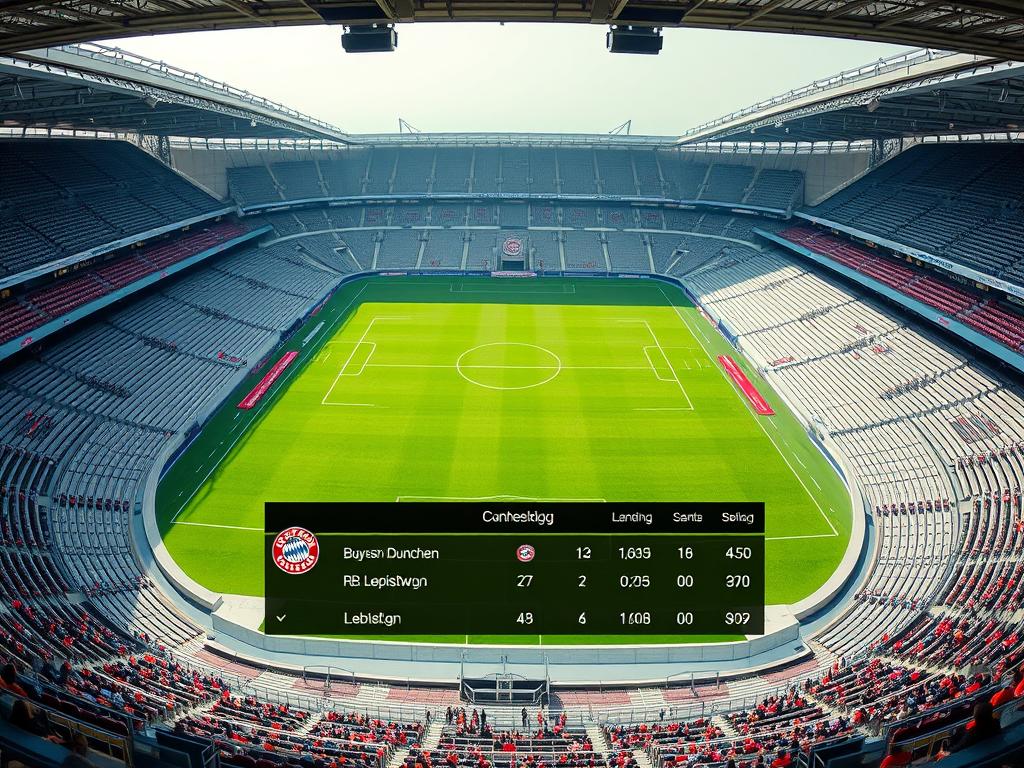 Bundesliga challengers standings