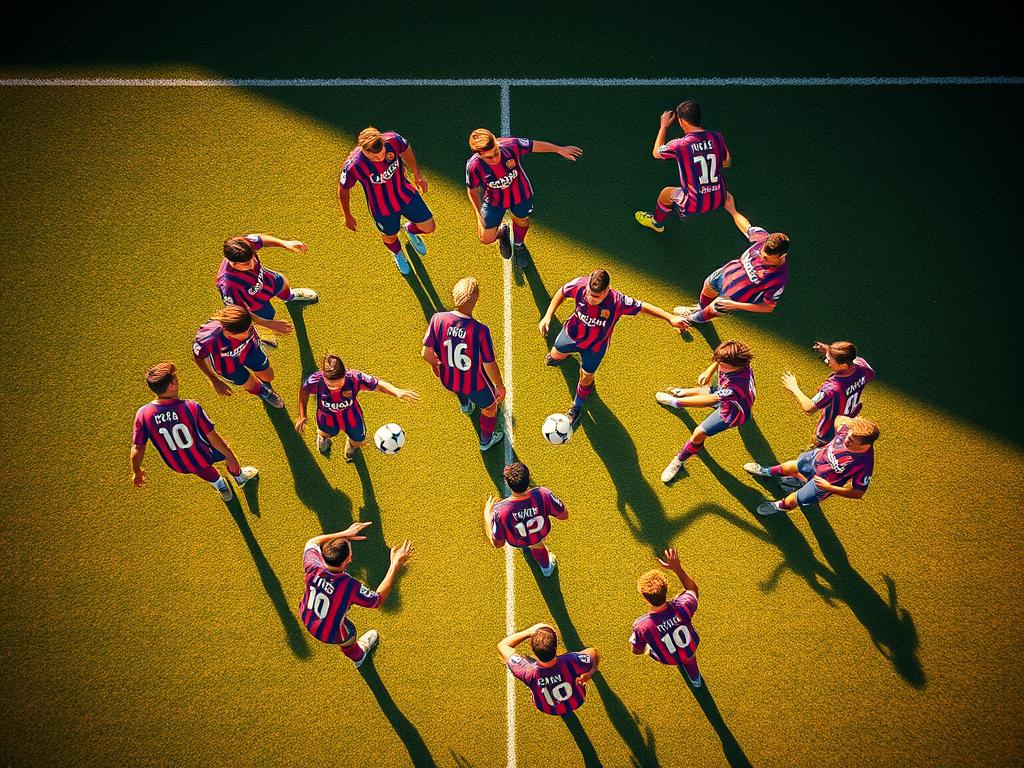 Tiki-taka passing and movement tactics