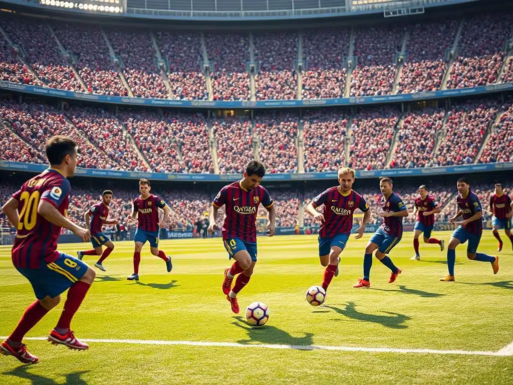 fc barcelona tiki taka style