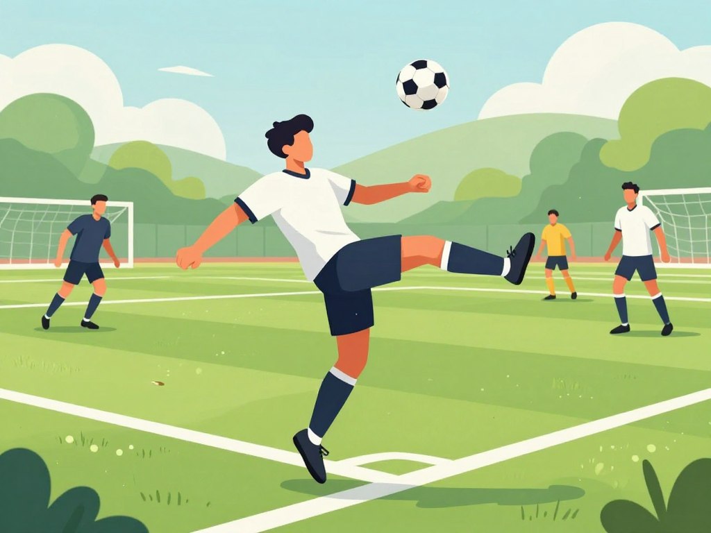 soccer volleying techniques