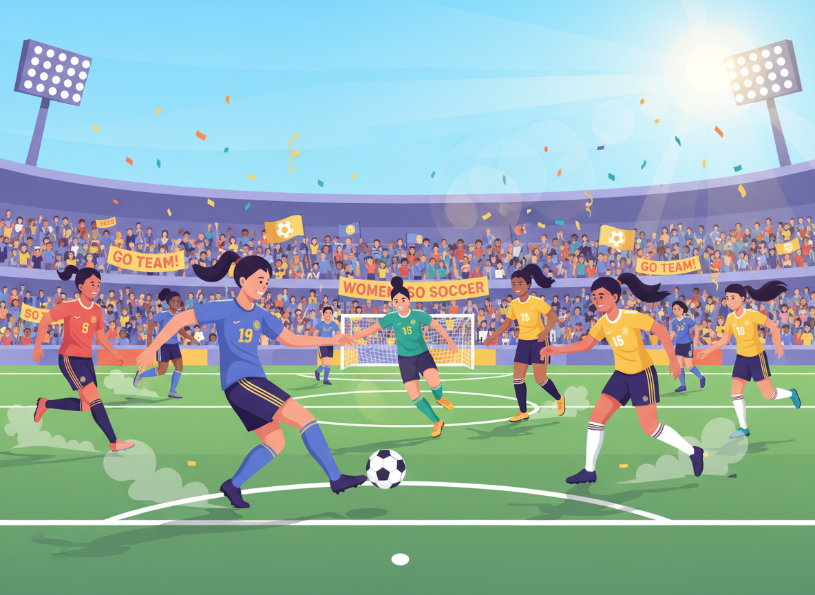 growth of women's soccer attendance