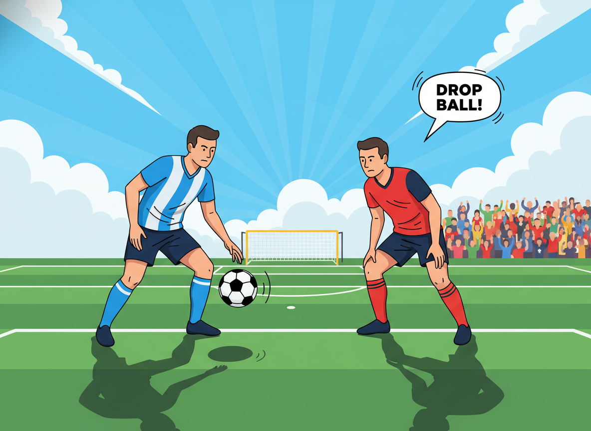 soccer drop ball new rules